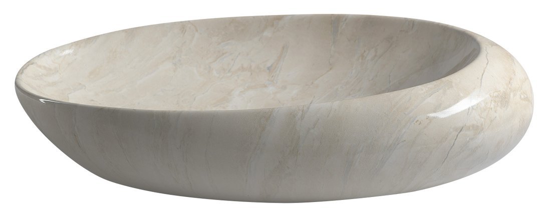 DALMA Keramikwaschtisch 68x16,5x44 cm, marfil