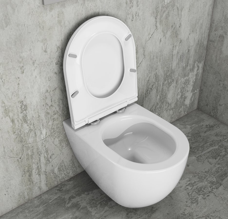 INFINITY Hänge-WC, Rimless, 36,5x53cm, weiss