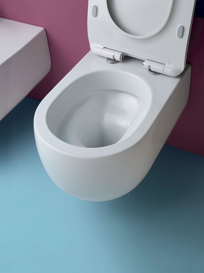 FLO Hänge-WC, Rimless, 37x54 cm, weiss