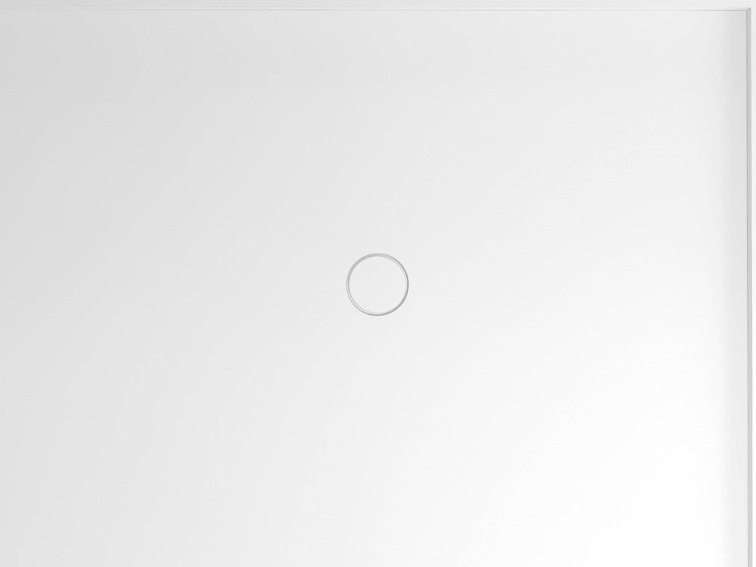 MIRAI Gussmarmor - Duschwanne, Rechteck 120x90x1,8cm, rechts, weiß