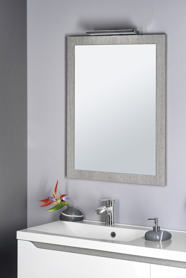 NIROX Spiegel mit dem Rahmen 600x800x28mm, Silbereiche (LA610)
