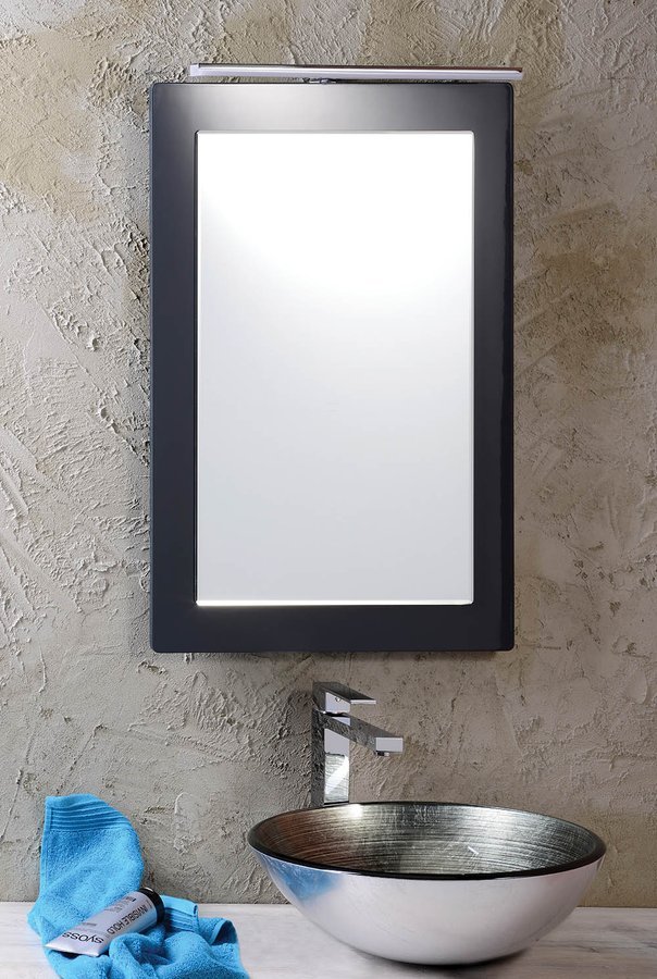 MITRA Spiegel im Rahmen 72x52x4 cm, Anthrazit