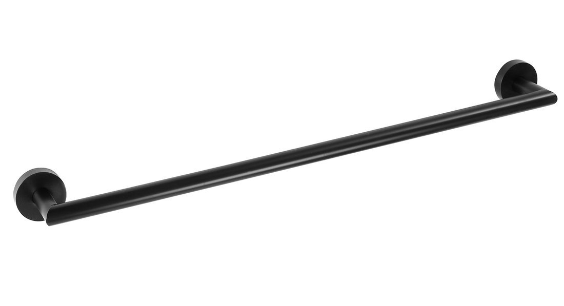 X-ROUND BLACK Handtuchhalter 350mm, Schwarz