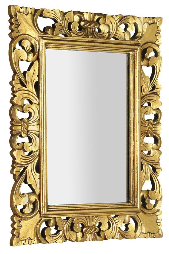 SAMBLUNG Rahmenspiegel, 60x80cm, Gold