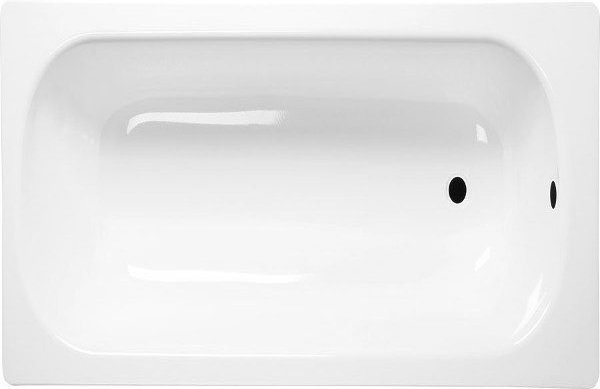 Emaille-Badewanne 105x65cm, weiß